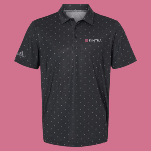 Kintra- Pine Tree Polo - White, Dusty Rose Thumbnail