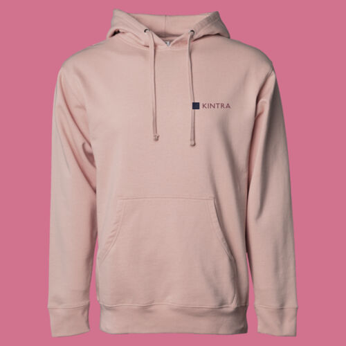 Kintra- Midweight Hooded Sweatshirt - Navy, Dusty Rose Thumbnail