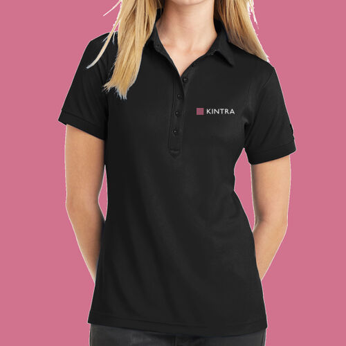 Kintra- Jewel Polo - White, Dusty Rose Thumbnail