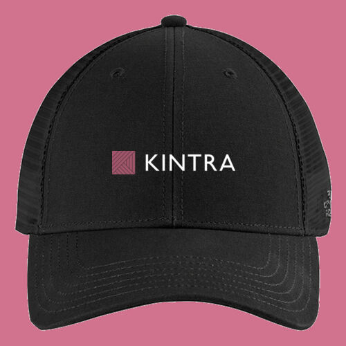 Kintra- Ultimate Trucker Cap  - White, Dusty Rose Thumbnail
