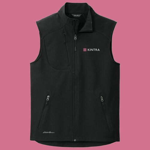 Kintra- Stretch Soft Shell Vest - White, Dusty Rose Thumbnail